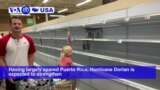 VOA60 America - Hurricane Dorian Set to Gather Strength, Could Slam Florida