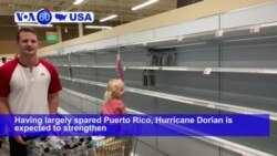 VOA60 America - Hurricane Dorian Set to Gather Strength, Could Slam Florida