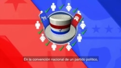 ¿Cómo eligen los delegados al candidato presidencial de su partido?