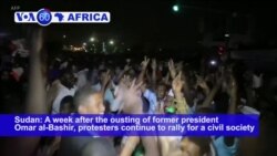 VOA60 Africa - Sudan's Protesters Rally Against Military Rule in Khartoum