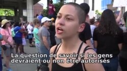 Une lycéenne dénonce le silence de Trump sur les armes (vidéo)