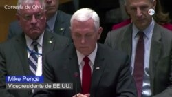 Mike Pence pide ante la ONU que reconozcan a Guaidó