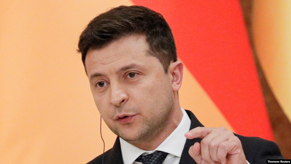 Tổng thống Ukraine Volodymyr Zelenskiy.