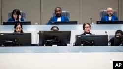 아카네 도모코(윗줄 왼쪽) 국제형사재판소(ICC) 재판관
