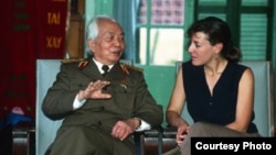 Catherine Karnow with General Giap