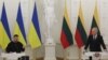 زلنسکی برای گفتگو در مورد عضویت اوکراین در ناتو و اتحادیه اروپا به لیتوانی سفر کرد