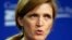 FILE - US Ambassador to the UN Samantha Power.