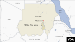 Sudan map