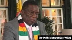 Mutungamiri wenyika, VaEmmerson Mnangagwa vanonzi hurumende yavo yaiswa muhomwe naVaKuda Tagwirei, avo vakaiswa pazvirango neAmerica.