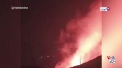  انفجارهای حملات هوایی در اطراف کلک‌چال در شمال تهران - اواخر جمعه ۱۴ فروردین