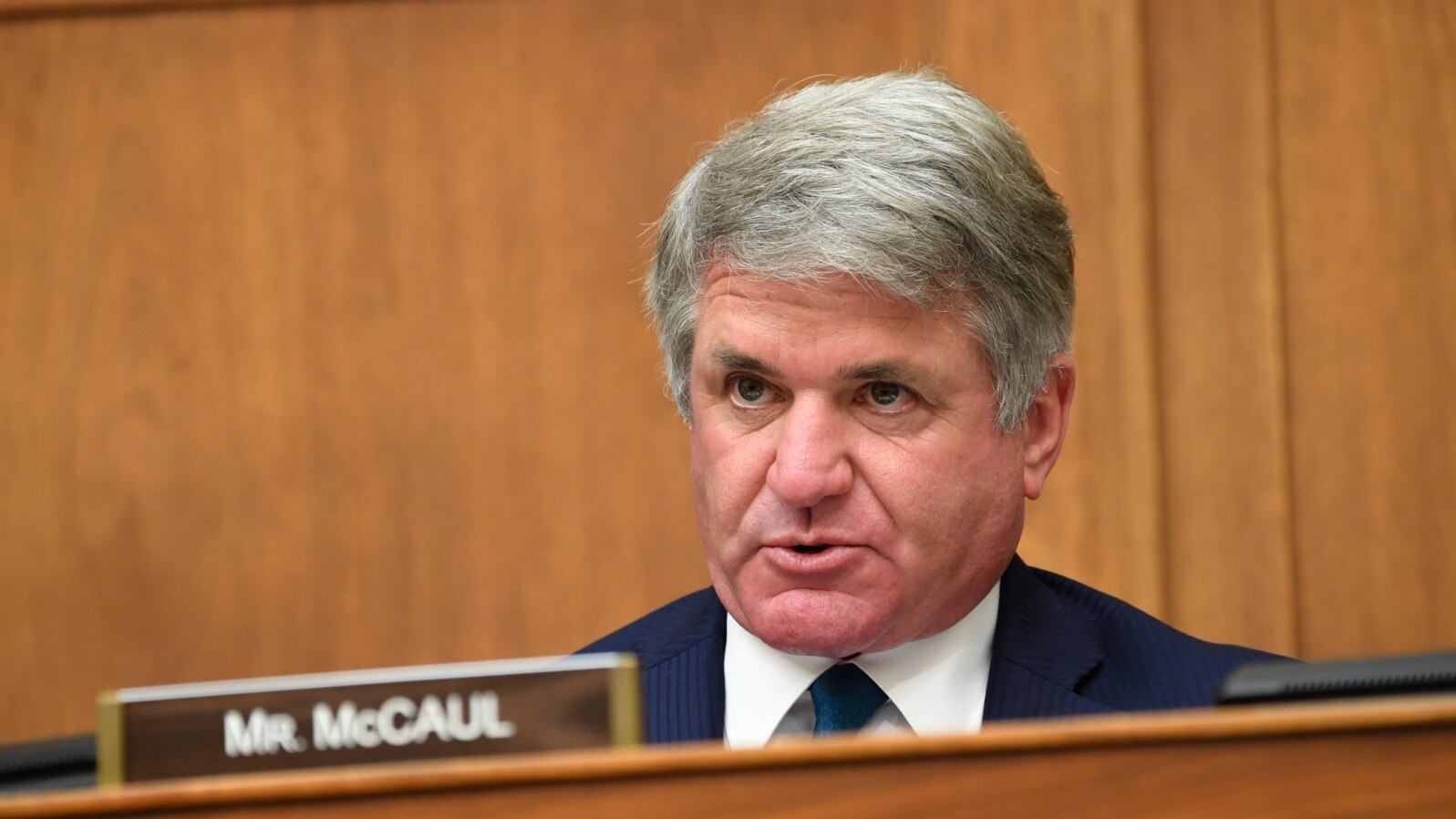 USA, Washington, Ranking Member Michael McCaul (R-Tex.) questions witnesses during a House Committee on Foreign Affairs