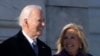 Former U.S. President Joe Biden and former U.S. first lady Jill Biden leave the U.S. Capitol building on the inauguration day of President Donald Trump's second presidential term, in Washington, Jan. 20, 2025. 