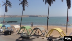 Praia no Namibe