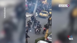 مقاومت معترضان در مقابل نیروهای سرکوبگر در آستانه اشرفیه، گیلان - پنجشنبه ۱۸ دی