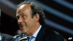 Michel Platini, président de l'UEFA