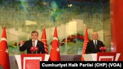 Davutoglu û Kilicdaroglu