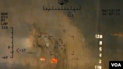 The Pentagon has released new photographs that it says offer more proof that Iran attacked two foreign oil tankers in the Gulf of Oman last week.