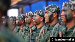 United Wa State Army (UWSA) in the Wa State, in Panghsang on April 17, 2019.
