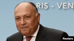 Le ministre des affaires étrangères egyptienne Sameh Choukri, 3 juin 2016.