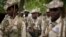 FILE - Chadian troops participate in the closing ceremony of operation Flintlock in an army base in N'djamena, Chad, Monday, March 9, 2015.