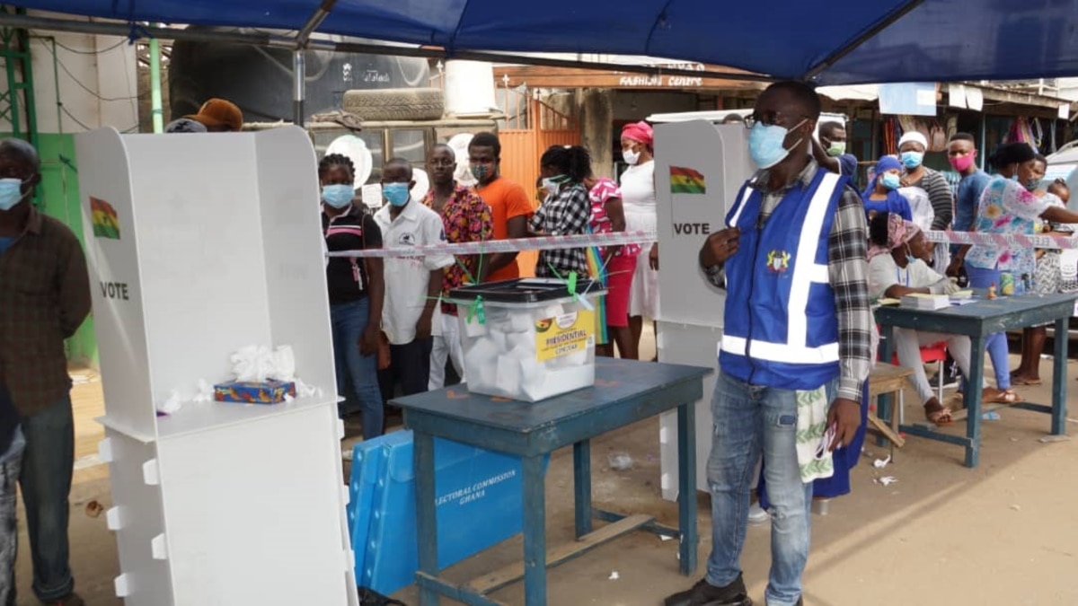 Voters Cast Ballots in Ghana Election