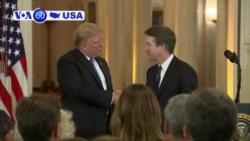 VOA60 America- President Trump picks Brett Kavanaugh as his Supreme Court