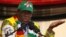 President Emmerson Mnangagwa addresses an election rally of his ruling ZANU-PF party in Mutare, Zimbabwe, May 19, 2018. 