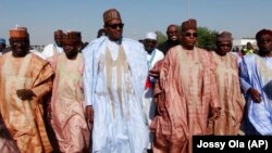 Wasu shugabannin APC da Janar Buhari.