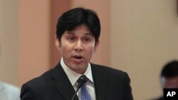 Ketua Senat negara bagian California Kevin de Leon, di Los Angeles. (Foto: Dok)