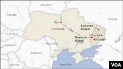 Donetsk and Luhansk