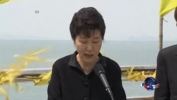 韩国纪念岁月号渡轮倾覆事故一周年