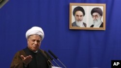 Ali Akbar Hashemi Rafsanjani (file photo)