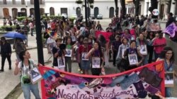 Venezolanas marcharon contra la "violencia de género"