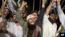 Učesnici protesta u Islamabadu