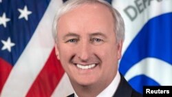 FILE - Deputy Secretary of the U.S. Department of Transportation Jeffrey Rosen is shown in Washington, D.C., in this undated photo obtained Feb. 19, 2019. 