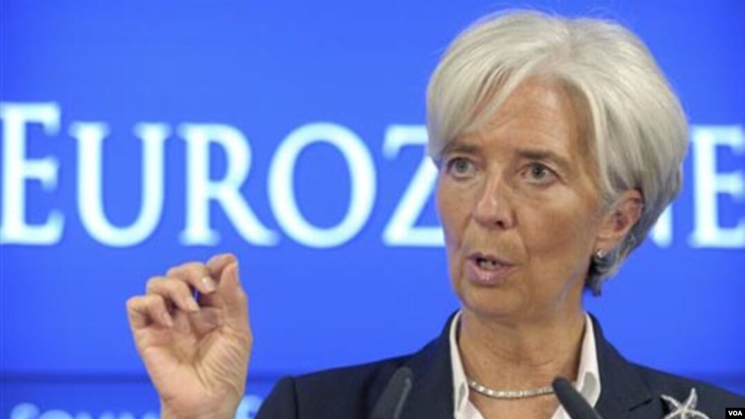 Direcktur IMF Christine Lagarde. Laporan IMF mengingatkan pentingnya AS untuk segera mengatasi krisis utangnya.