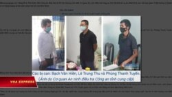 Ba người bị bắt vì ‘xâm phạm lợi ích nhà nước’ trên Facebook