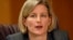 FILE - In this Dec. 11, 2007, photo, commissioner Dabney Friedrich, speaks during a U.S. Sentencing Commission meeting. President Donald Trump, on May 8, 2017, nominated Friedrich of Washington, D.C. to serve as a U.S. District Judge. 