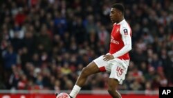 dan wasan Arsenal, Alex Iwobi, wanda dan asalin Najeriya ne