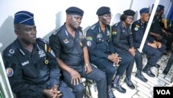 IGP and senior police officers of Ghana