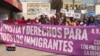 Manifestan Los Angeles Mande Ekstansyon TPS pou Migran yo