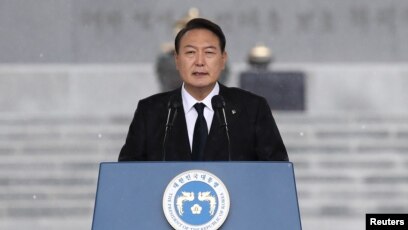 韩美联军等量回敬朝鲜试射导弹尹锡悦誓言强硬对待平壤挑衅