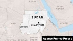 Map of Sudan and region