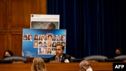 Representative Raja Krishnamoorthi (D-IL), speaks to The House Oversight and Reform Committee following testimony about gun violence on June 8, 2022 in Washington.