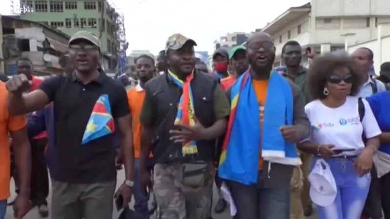 Manifestations devant l'ambassade du Rwanda à Kinshasa