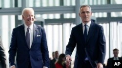 ABD Başkanı Joe Biden ve NATO Genel Sekreteri Jens Stoltenberg.