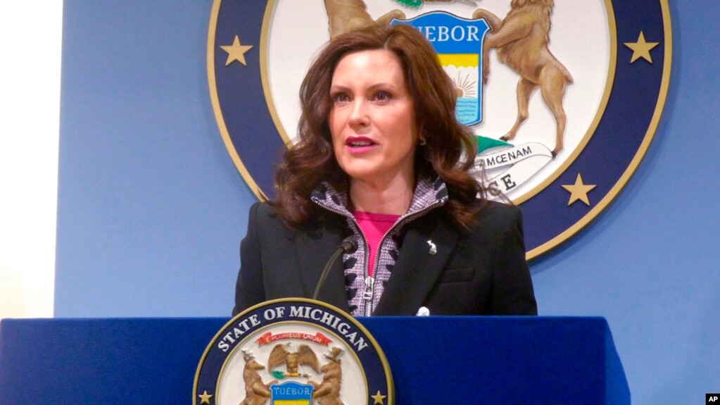 Thống đốc bang Michigan Gretchen Whitmer.