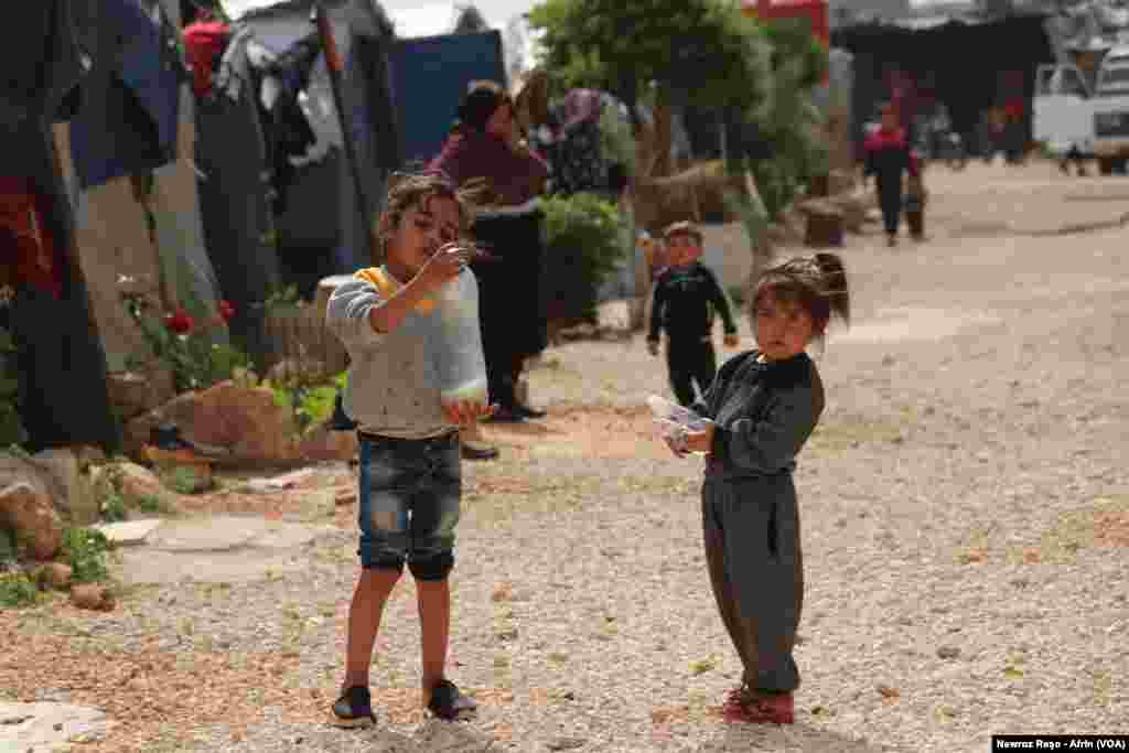 Rewşa nebaş ya Zarokên Efrînî yên li penageha Şehba dimînin