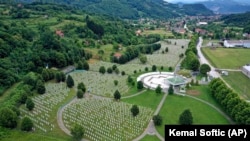 Spomen obilježje i mezarje žrtve genocida, Potočari, Srebrenica, BiH, 7. jul 2020.