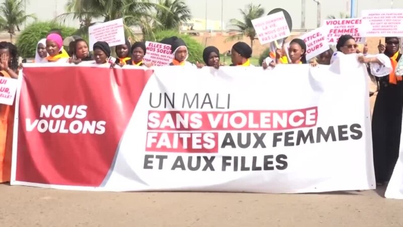 Manifestation au Mali contre les violences faites aux femmes